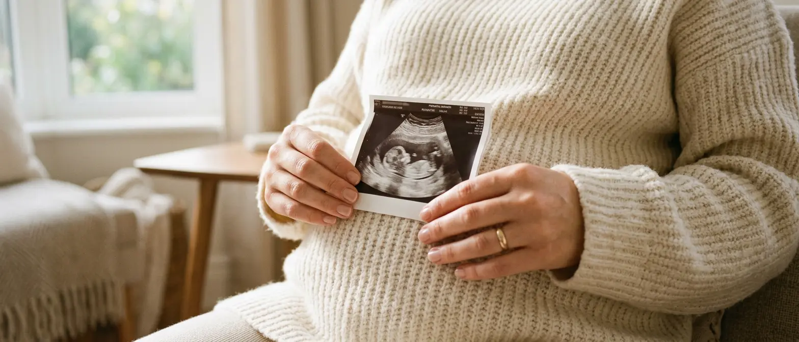 Prenatal ultrasound scan image