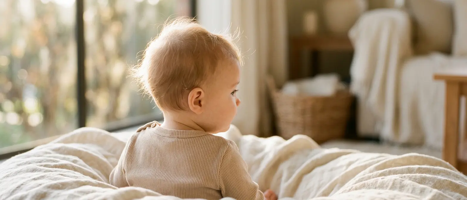 Baby with light hair